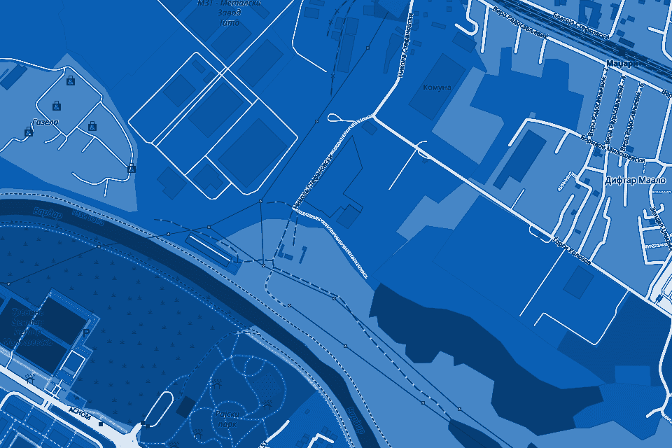 Map: the Rima Stil plant in Gazi Baba, Skopje